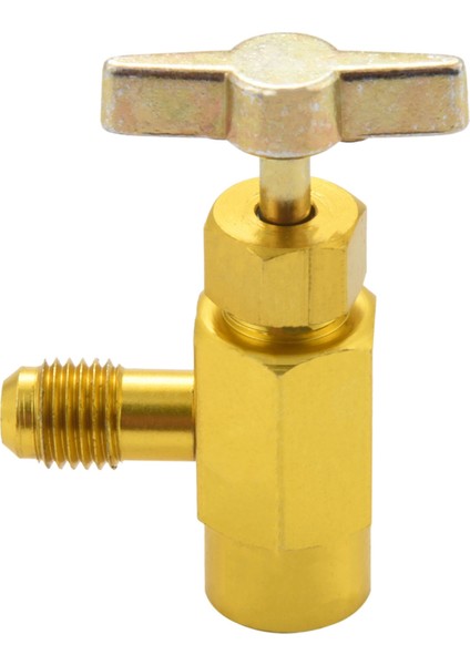 1/4 Sae M14 Konu Adaptörü R-134A Otomotiv Klima Soğutucu Gaz Dağıtım Şişesi Musluk Açıcı Vana (Yurt Dışından)