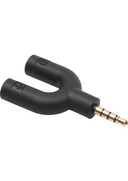 Tipi Adaptör. 5 mm Kulaklık Fişi Ses Kabloları Splitter Mikrofon 2 In 1 Swiv Konektörü Android Için (Yurt Dışından)