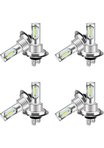 8x H7 LED Far 6000K Süper Beyaz 110W 8000LM Far Kiti Sis Ampulleri Kiti Düşük Huzme (Yurt Dışından)
