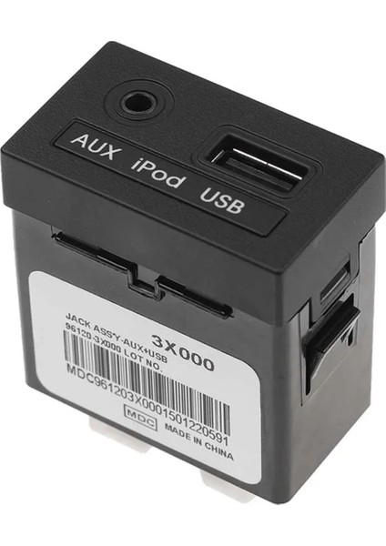 961203X000 Araba 16 Pin Ses Arabirimi USB Okuyucu Aux Adaptörü Için 2011-2013 96120-3X000 (Yurt Dışından)