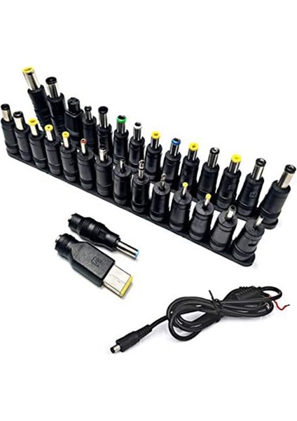 31 Adet Dizüstü Bilgisayar Dc Güç Kaynağı Adaptörü Konnektör Fişi Ac Dc Jack Şarj Konnektörleri Dizüstü Bilgisayar Güç Adaptörü Dönüşüm Kafası (Yurt Dışından)