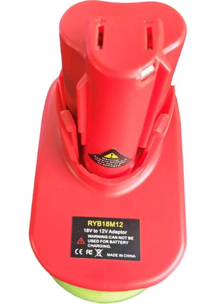 RYB18M12 Adapter For 18V Lithium Convert To For 12V M12 Cordless Power Tool (Yurt Dışından)