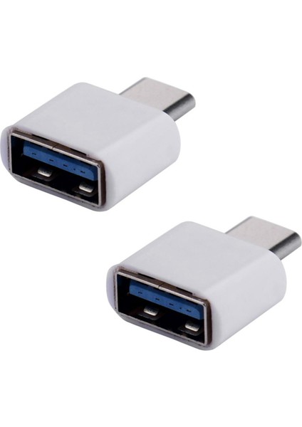 2x USB 3.0 Tip-C Otg Kablo Adaptörü Tip C Usb-C Dönüştürücü Için Mi5 Mi6 Fare Klavye Disk Flash (Yurt Dışından)