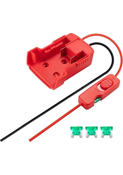 Anahtar Sigortalı 18V Lityum Için Dıy Adaptör (Yurt Dışından)