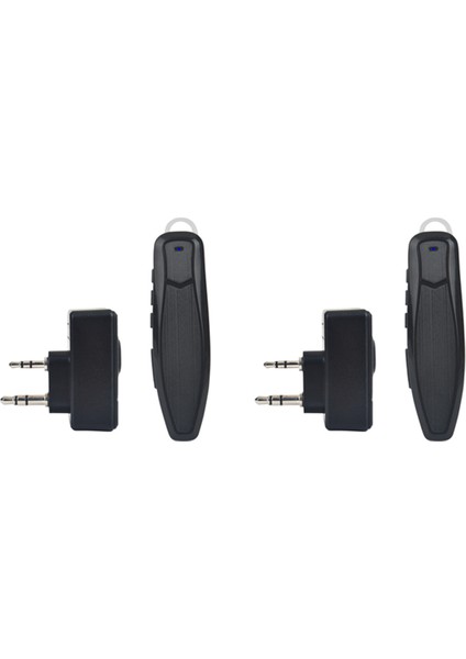 2x Walkie Talkie Wiress Bluetooth Kulaklık Kulaklık Mikrofon Kulaklık Adaptörü Için Ler Serbest K Fişi (Yurt Dışından)