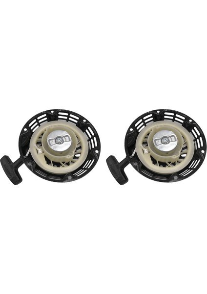 2x Black Rewind Pull Fit For GX160 GX200 5.5hp 6.5hp Grass Trimmer Lawn Mower Chainsaw (Yurt Dışından)