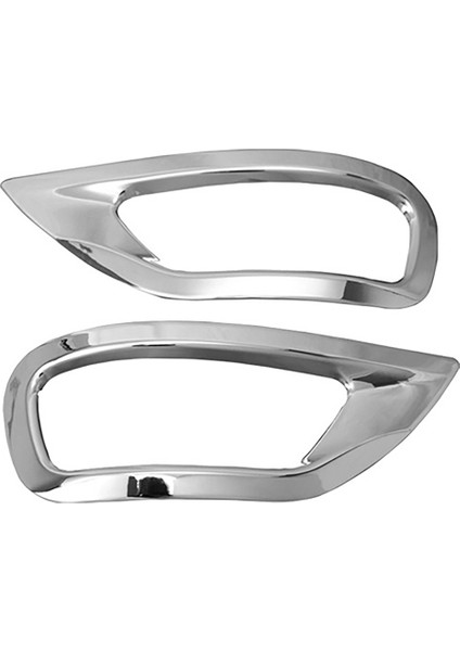 For Grand 2011 2012 2013-2019 Abs Chrome Rear Reflector Fog Light Lamp Cover Trim Bez Frame (Yurt Dışından)