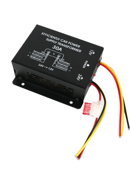 24V To 12V 30A Car Power Supply Transformer Converter Truck Bus DVD Audio Modification Efficient Vehicle Power (Yurt Dışından)