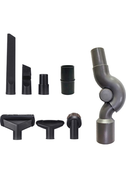 8 Parça Set Evrens Yay Adaptörü Alt 35-32MM Dik Hızlı Yeniden Açma Aracı Alt Adaptör Ektrikli Süpürge Aksesuarları (Yurt Dışından)