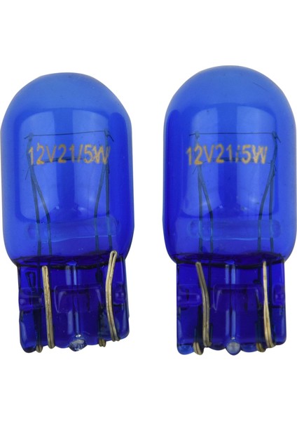 2 x W21 5W T20 580 Çift Filamentli Yan Işık 7443 Süper Beyaz Hıd Ampuller 6000K (Yurt Dışından)