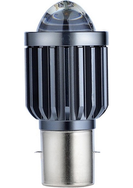 H6 BA20D Motorcycle Mini LED Prctor Headlight Bulbs Dual Colors White Ylow Atv Scooter E-Bikes Head Light Lamp (Yurt Dışından)