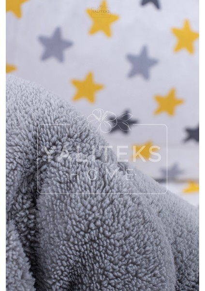 Yalıteks Home Tek Kişilik Welsoft Çift Taraflı Lüks Yorgan ve Yastık Kılıfı -Big Stars fırsatları