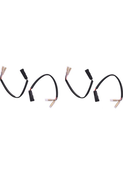 4pcs Motorcycle Turn Signal Wiring Harness Connector Turn Signal Plug Adapter For (Yurt Dışından)