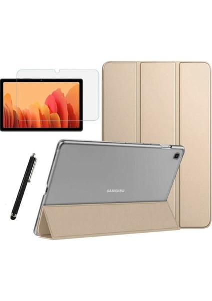 Samsung Galaxy Tab A7 T500 T505 T507 Uyumlu Smart Cover Tablet Kılıfı Ekran Koruyucu Kalem