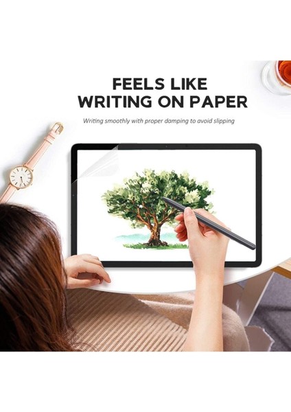 Samsung Galaxy Tab S6 Lite SM-P610 P617 Ekran Koruyucu Paper Like Pencil Destekli Film Kağıt Hissi