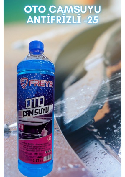 4mevsim Yeşil Antifriz -42C° 5lt-4mevsim Antifrizli Oto Cam Suyu -25C° 1lt