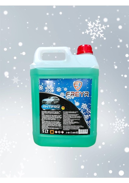 4mevsim Yeşil Antifriz -42C° 5lt-4mevsim Antifrizli Oto Cam Suyu -25C° 1lt