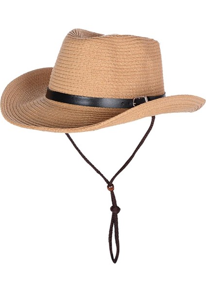 Katlanabilir Hasır Güneş Şı Vizörlü Geniş Kenarlı Panama Fedora Ş - - , 56-59CM (Yurt Dışından) fiyatları