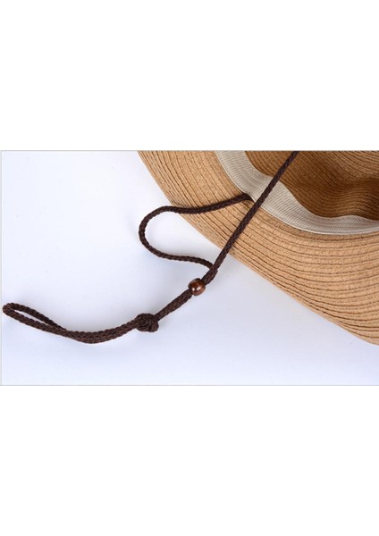 Katlanabilir Hasır Güneş Şı Vizörlü Geniş Kenarlı Panama Fedora Ş - - , 56-59CM (Yurt Dışından) indirimleri