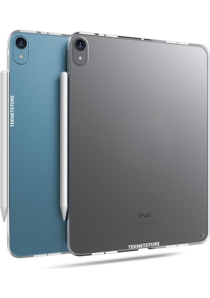 Apple Ipad Air 6 11 Inç 2024 M2 Çip Uyumlu Kılıf Süper Silikon Koruyucu Esnek Tam Uyumlu Kılıf