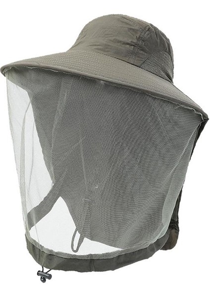 Arıcılık Şapkası Yeşil Için Ağ Yüz Korumalı Şapka Arıcı Şapkası (Yurt Dışından)