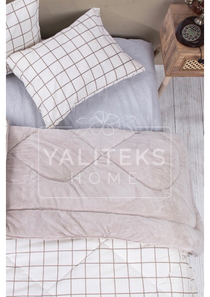 Yalıteks Home Çift Kişilik Welsoft Çift Taraflı Lüks Yorgan ve Yastık Kılıfı - Square Çift fiyatları