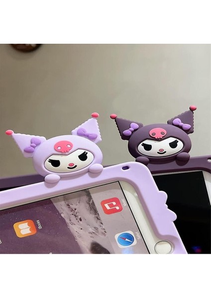 Ipad 10. Nesil 10.9 Inç 2022 Uyumlu Kuromi Kılıf Standlı Eğlenceli Askılı Silikon indirimleri