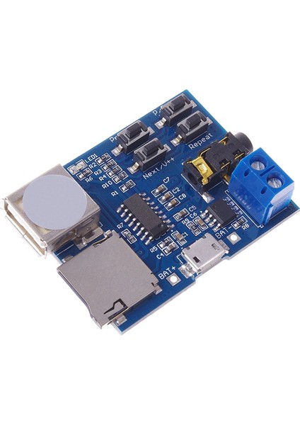 Mp3 Lossless Decoders Decoding Power Amplifier Mp3 Player Audio Module Mp3 Decoder Board Support Tf Card USB (Yurt Dışından)