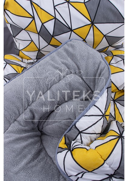 Yalıteks Home Tek Kişilik Welsoft Çift Taraflı Lüks Yorgan ve Yastık Kılıfı -Prizma fiyatları