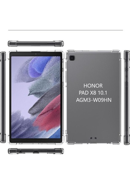 Honor Pad X8 10.1'' Inç 2023 Uyumlu Şeffaf Koruyucu Tablet Kılıfı (AGM3-W09HN)