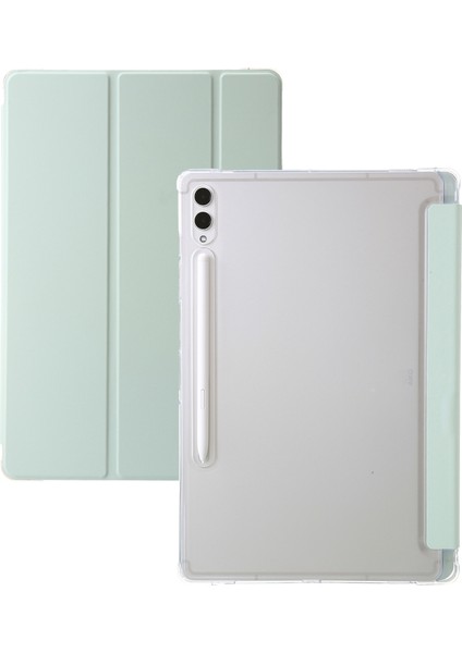 Samsung Galaxy Tab S10 Ultra Için 3 Katlı Pu Tablet Kılıfı (Yurt Dışından)