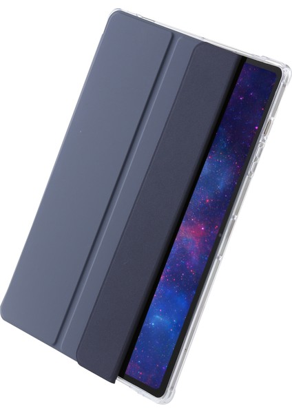 Samsung Galaxy Tab S10 Ultra Için 3 Katlı Pu Tablet Kılıfı (Yurt Dışından)