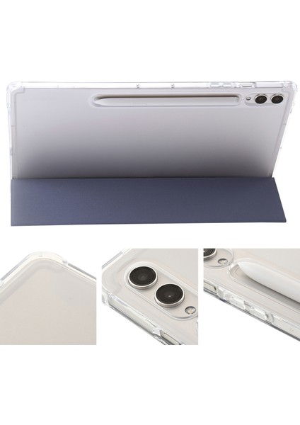 Samsung Galaxy Tab S10 Ultra Için 3 Katlı Pu Tablet Kılıfı (Yurt Dışından)