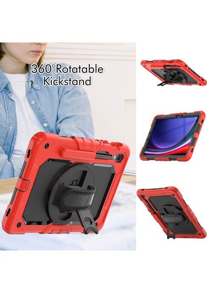 Samsung Galaxy Tab S9 S9 Fe Için Silikon + Pc Tablet Kılıfı (Yurt Dışından) modelleri
