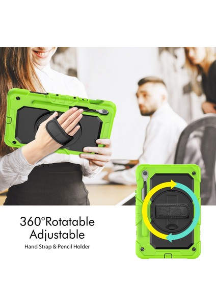 Samsung Galaxy Tab S9 S9 Fe Için Silikon + Pc Tablet Kılıfı (Yurt Dışından) modelleri