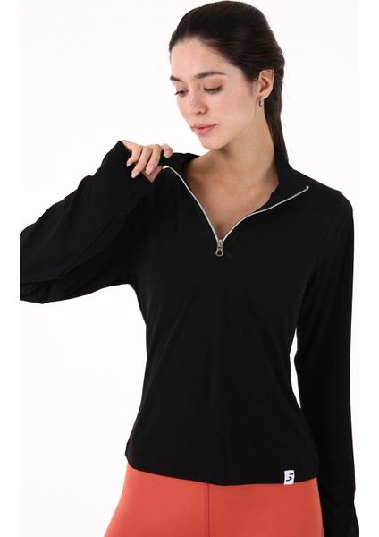Sprint Track Top Kadın Sweatshirt Siyah