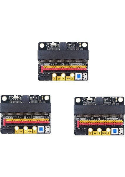 Microbit Genişletme Kartı Io Bıt V2.0 Için 3x:bit Yatay Adaptör Plakası (Yurt Dışından)