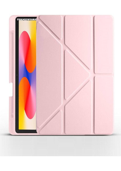 Huawei Matepad Se 11'' Inç 2024 Uyumlu Kalem Bölmeli Standlı Kılıf + Ekran Koruyucu + Kalem 3'lü Set fırsatları