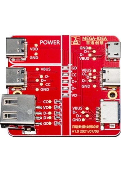 Data Line Continuity Detection Board Fixture For Type-C/android Quick Cable Test Flex (Yurt Dışından)