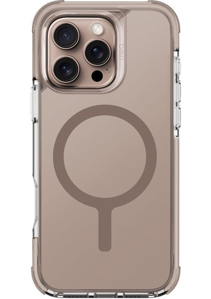 Apple iPhone 16 Pro Kılıf Combat Serisi Üç Katmanlı Magsafe Özellikli (Magclick™) Koruyucu Kılıf