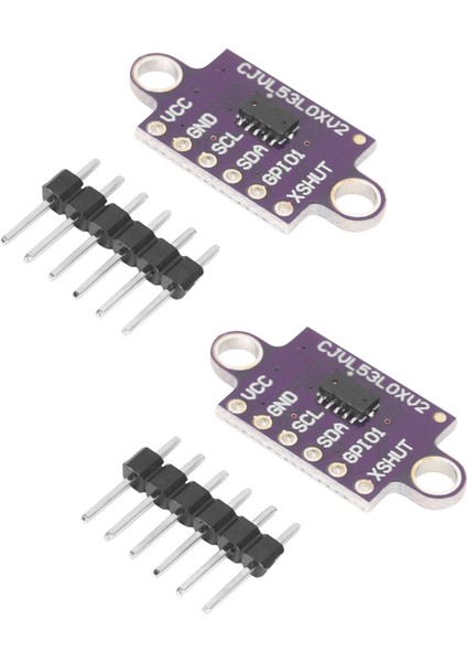 2pcs VL53L0X Time-Of-Flight Tof Ranging Sensor Breakout 940NM -VL53L0XV2 Distance Module I2C Iıc (Yurt Dışından)