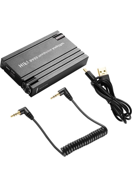 Hifi Bass Kulaklık Amplifikatörü 16-600Ω Kulaklık Amp Şarj Edilebilir 3.5mm Aux Giriş Çıkışı, Tefonlar Için Ses Kontrolü ile (Yurt Dışından)