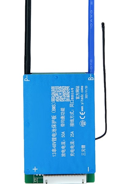 Bms 17S 20A Lifepo4 18650 Lifepo4 Için Dengi Uçlu Lityum Yönetim Pcb Kartı (Yurt Dışından)