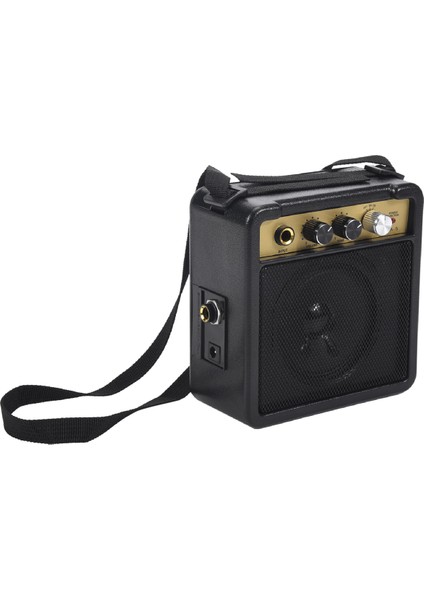 Mini Guitar Amplifier Amp Speaker 5W With 6.35MM Input 1/4 Inch Headphone Output Supports Volume Tone Adjustment (Yurt Dışından)