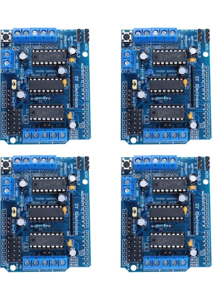 4pcs L293DMOTOR Kontrolü Çok Fonksiyonlu Motor Sürücüsü Genişletme Kartı (Yurt Dışından)