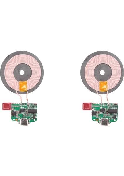 2x 15W Hızlı Kablolu Şarj Modülü Verici Kutusu ile Pcba Devre Bobin Dıy Tip-C Bağlantı Noktası (Yurt Dışından)