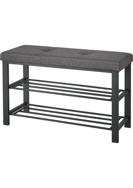 Kapitoneli Metal Bench Ayakkabılık, Kapı Önü Şık Ayakkabılık,ayakkabılık