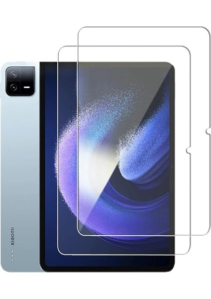 Xiaomi Pad 6 11 Inç 2023 Uyumlu Flip Smart Standlı Uyku Modlu Tablet Kılıfı + Ekran Koruyucu + Kalem