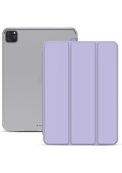 Apple iPad Pro 12.9" Inç 5.nesil/6.nesil 2021/2022 M2 Çip Uyumlu Flip Smart Standlı Akıllı Kılıf