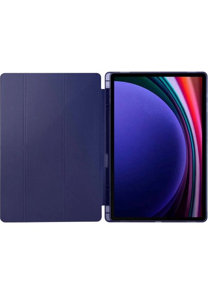 Samsung Galaxy Tab S9 Ultra Kılıf / Tab S8 Ultra Kalem Bölmeli Standlı Uyku Modlu Akıllı Kılıf Kapak modelleri